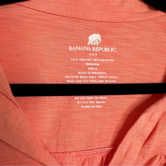 Banana Republic Factory Organic Cotton Lightweight T-shirt Polo Mini Dress - Picture 3 of 7